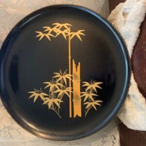 Asian Inspired Black Tray